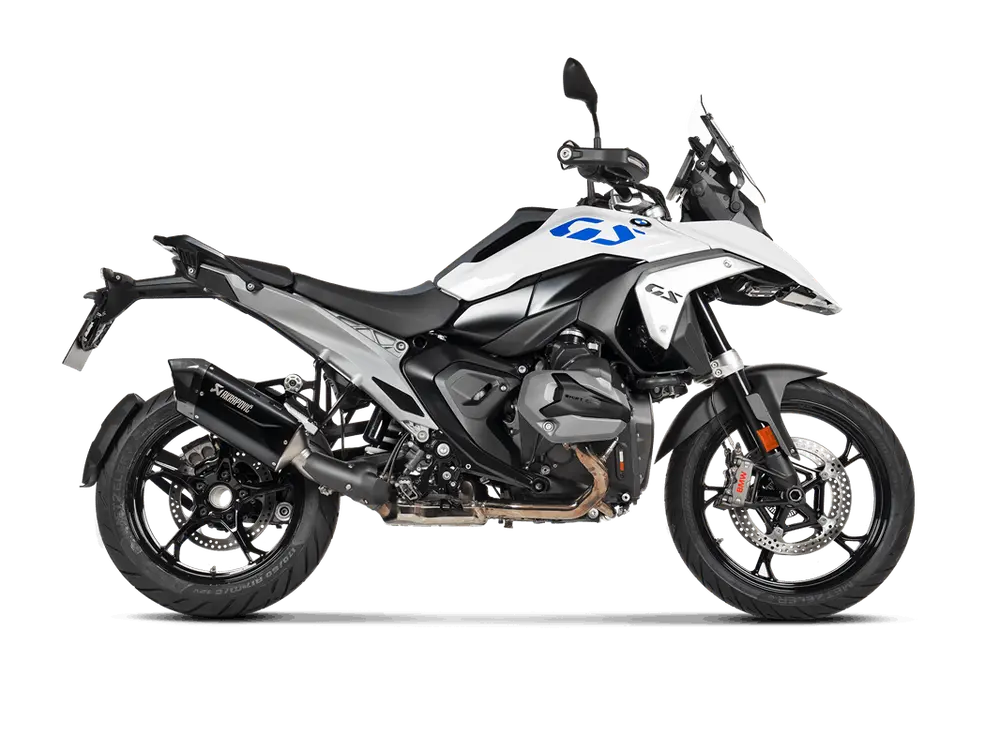 Koncovka výfuku motocyklu AKRAPOVIČ SLIP-ON SERIES MUFFLERS pro BMW R 1300 GS ABS rok 2024 viz popis, barva černá, carbonové zakončení 