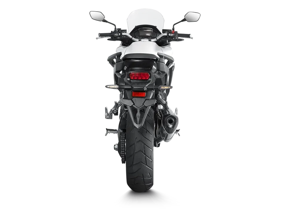 Koncovka výfuku motocyklu AKRAPOVIČ SLIP-ON SERIES MUFFLERS pro HONDA CRF 1100 Africa Twin rok 2020-2024, homologovaná
