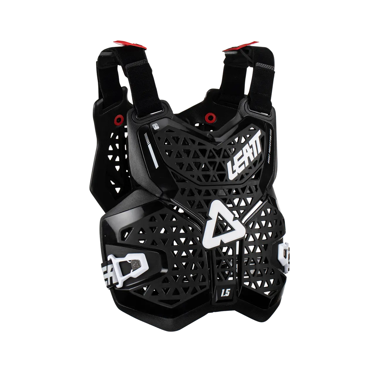 a Motokrosový hrudní/zádový chránič LEATT 1.5 CHEST PROTECTOR černý 