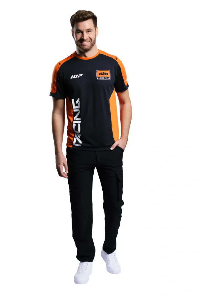 Pánské triko s krátkým rukávem KTM TEAM TEE černá/oranžová