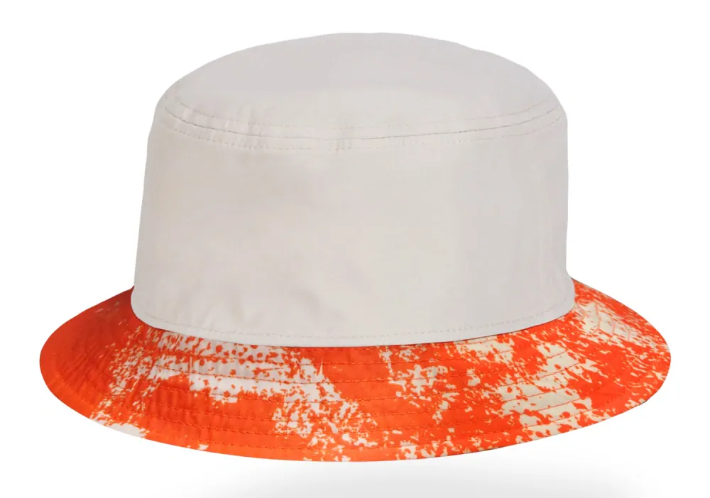 a Oboustranný klobouk / klobouček KTM RED BULL RACING TEAM RUSH barva písková/modrá/oranžová, jednotná velikost 