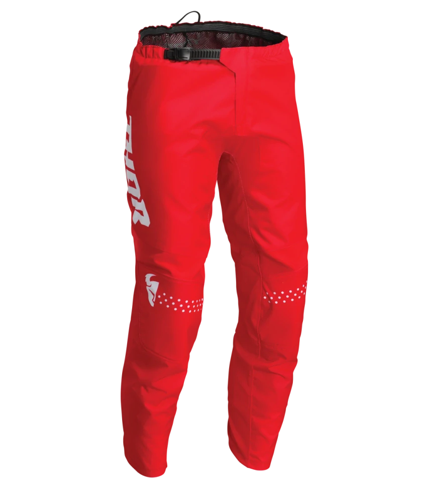 A Dětský motokrosový komplet kalhot a dresu THOR SECTOR RACEWEAR MINIMAL ČERVENÁ VELIKOST 26 + L