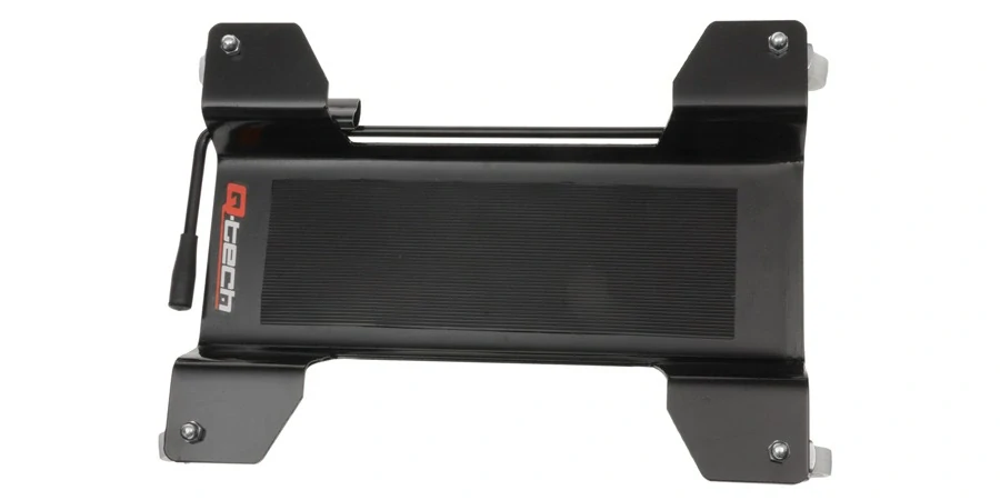 Stojan pod motorku / pojízdná podložka pod hlavní stojan Qtech barva černá, nosnost 140 kg