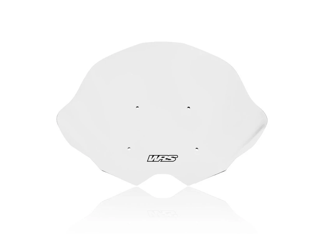 Motocyklové plexi / čelní plexi motocyklu  WRS VERZE SPORT KT011T pro KTM DUKE 890 / 790 / R rok 2020-2024 barva čirá, výška plexi  28,5 cm