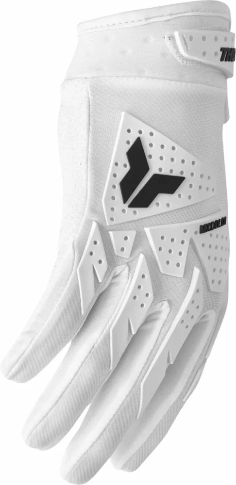 Motokrosové / enduro / mtb rukavice THOR LAUNCHMODE XP barva bílá/černá