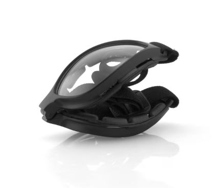 Motocyklové sluneční brýle BOBSTER CROSSFIRE matný černý rám, čiré čočky