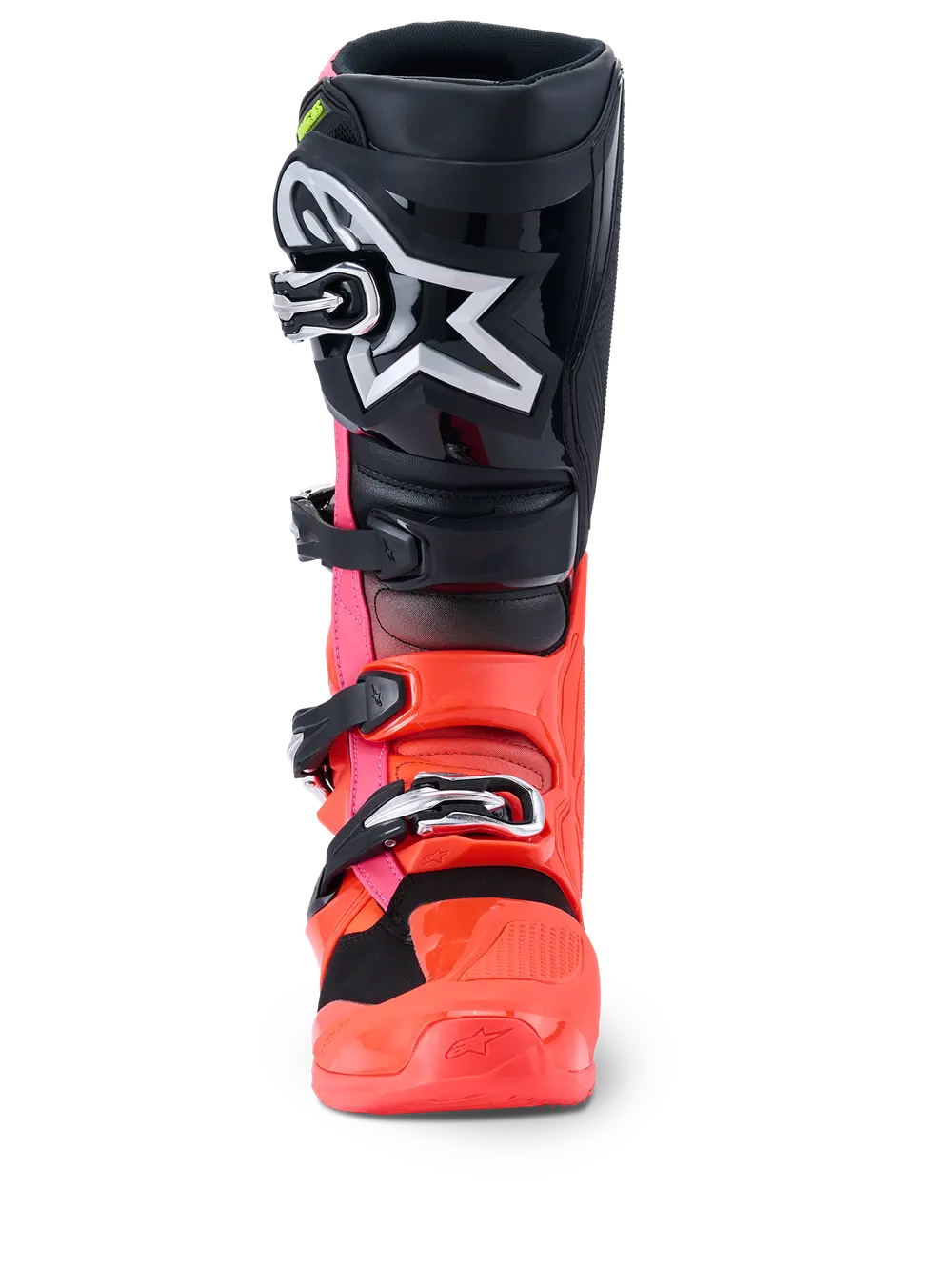 a Motokrosové boty / mx obuv ALPINESTARS TECH 7 / 2012025-1576 barva černá/červená fluo/růžová 26 velikost US 10 / EU 44,5