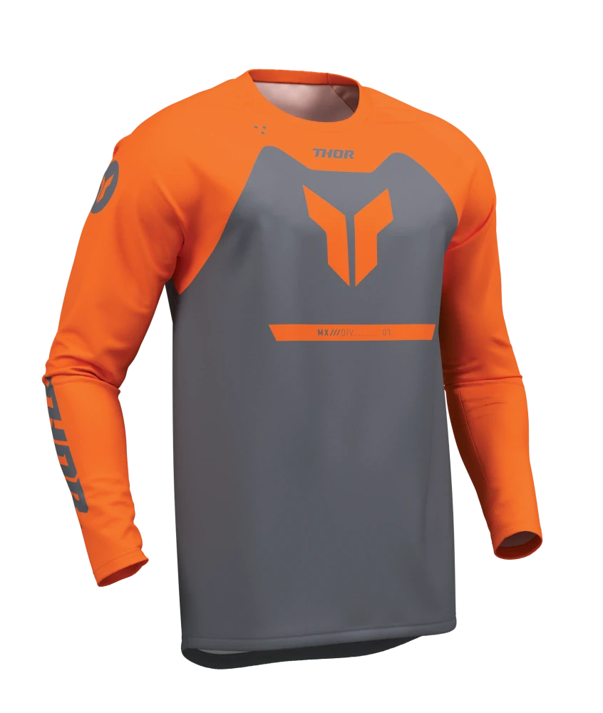 A Motokrosový komplet / enduro kalhoty a dres / motokrosový - enduro komplet  THOR RIDEMODE MENACE barva menace charcoal velikost 32+M