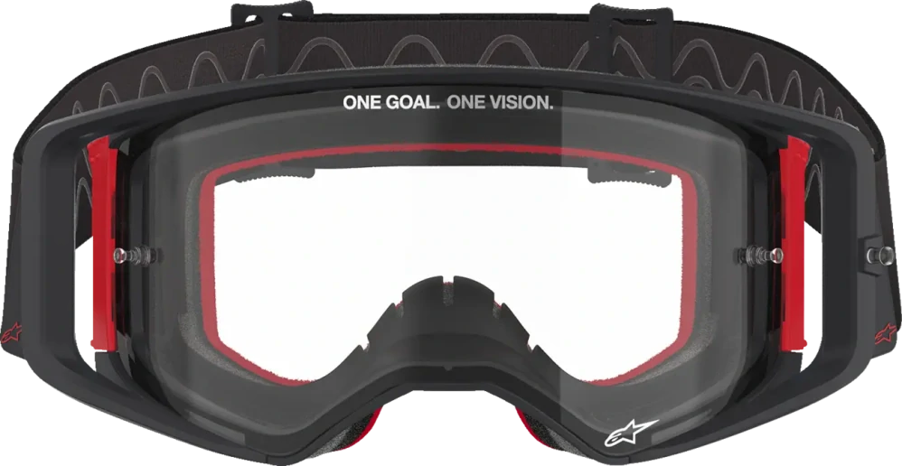 Motokrosové / enduro brýle ALPINESTARS GOGGLE SUPERTECH CORP 5100125-1422 barva černá, čiré plexi 