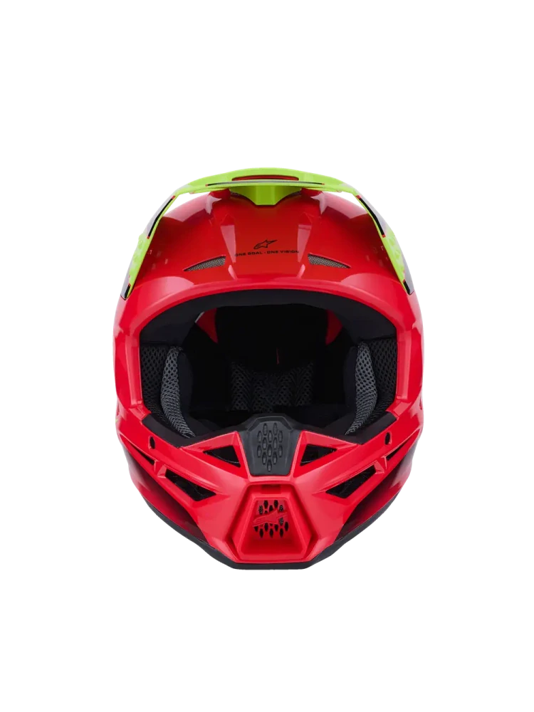 Motokrosová přilba ALPINESTARS SM3 / SM-3 / S-M3 / 8300526-3051 FRAY černá/červená/žlutá