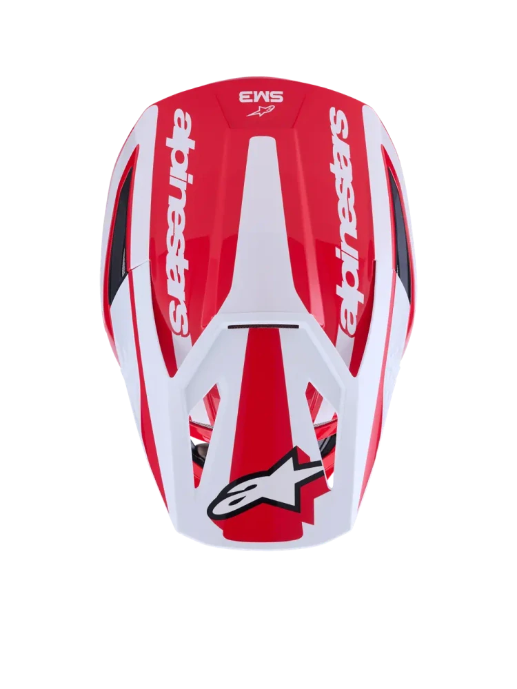 Motokrosová přilba ALPINESTARS SM3 / SM-3 / S-M3 / 8300926-3126 HEAT bílá/červená/černá