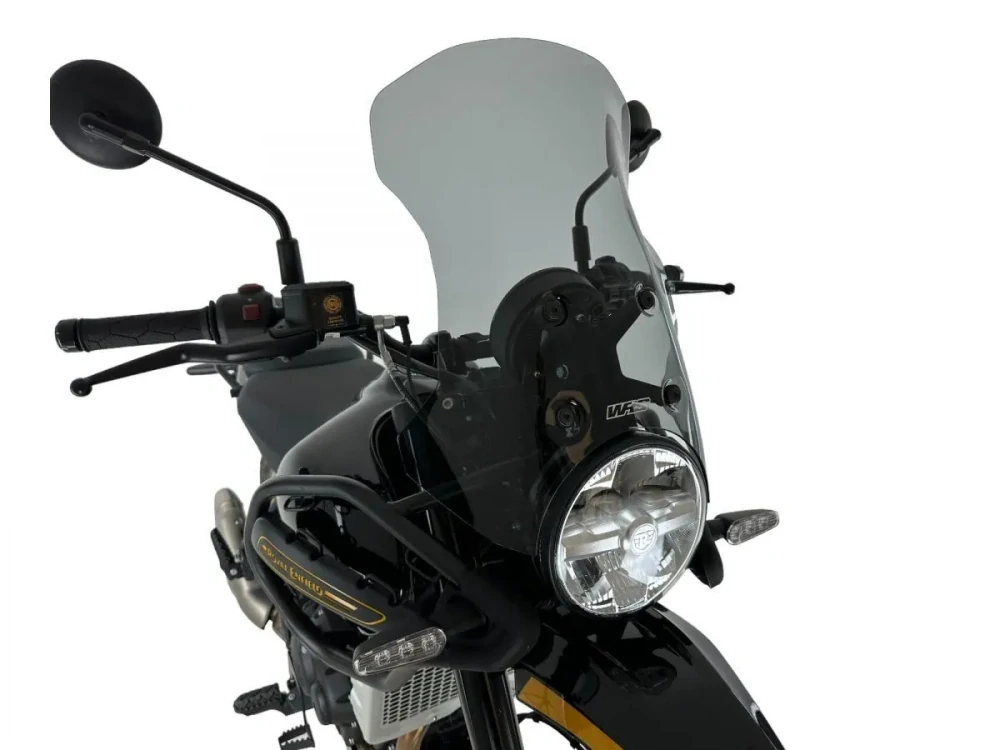 Plexi motocyklu WRS pro ROYAL ENFIELD HIMALAYAN 450 ABS rok 2024-2025 výška plexi 37,5 cm, barva kouřová