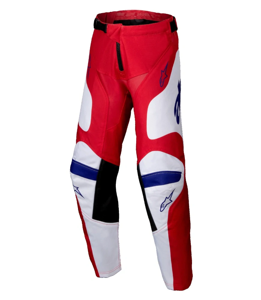 a Dětský motokrosový komplet kalhot a dresu ALPINESTARS RACER MELT barva červená/bílá velikost 26+L