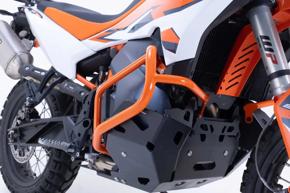 Padací rám SW MOTECH CRASH BAR pro KTM 890 ADVENTURE rok 2022-2025, barva oranžová