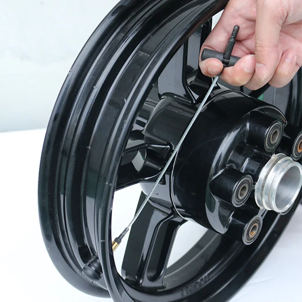 Lankový nástroj pro opravu a montáž ventilků pneumatik s duší a bezdušových BIKESERVICE 4 IN 1 TYRE VALVE STEM TOOL typ BS5510