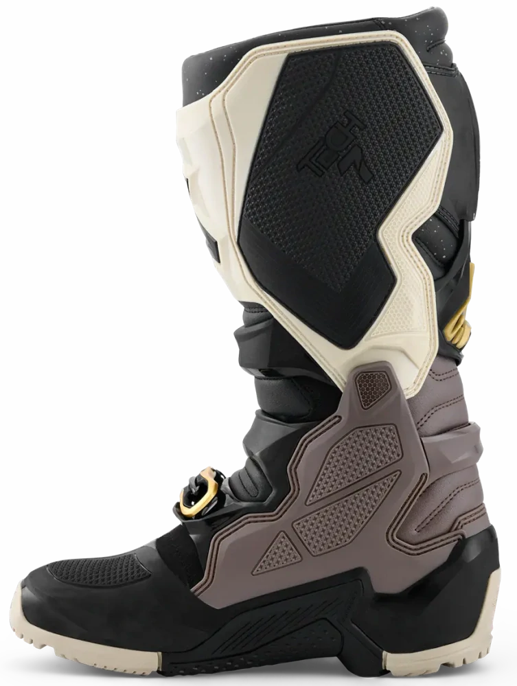 Motocyklové boty pro enduro a terén ALPINESTARS TECH 7 ENDURO DRYSTAR 2010526-1558 barva černá/šedá/hnědá/zlatá  