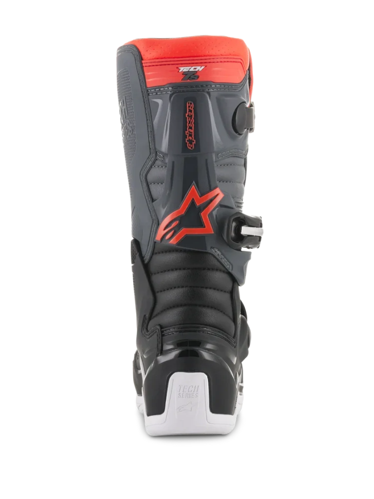 Dětské motokrosové boty / MX obuv ALPINESTARS TECH 7S 2015017-1133 barva černá/šedá/červená