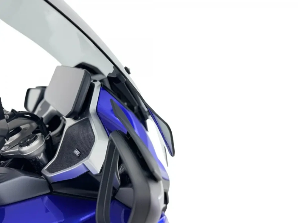 Plexi motocyklu WRS VERZE CAPONORD pro motocykl BMW R 1300 RT 2025-2026 barva kouřová, výška plexi 64 cm / o 4,5 cm vyšší / o 16 cm širší v horní části než originální plexi