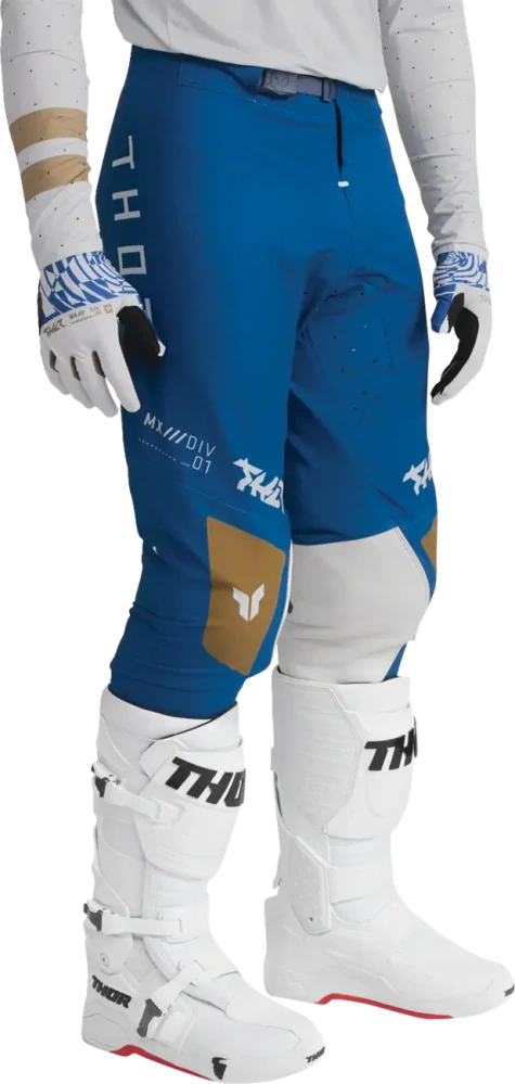 A Lehký a pružný motokrosový - enduro komplet kalhot a dresu THOR SPORTMODE THOR SPORTMODE MIND barva modrá velikost 33+L