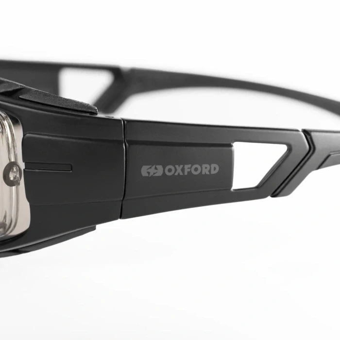 a Polarizované sluneční brýle OXFORD TRANSFORMER SU113 rám černá/šedá + fotochromatické čočky s automatickým tónováním
