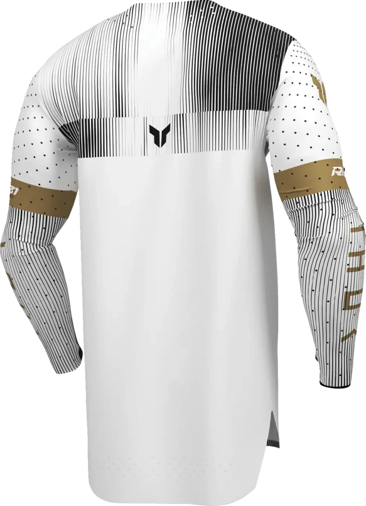 Lehký a pružný motokrosový - enduro dres THOR SPORTMODE VANISH barva bílá/černá