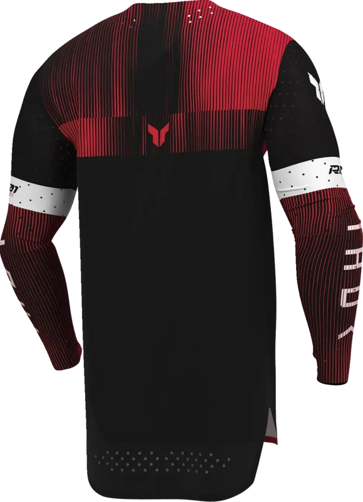 Lehký a pružný motokrosový - enduro dres THOR SPORTMODE VANISH barva červená/černá