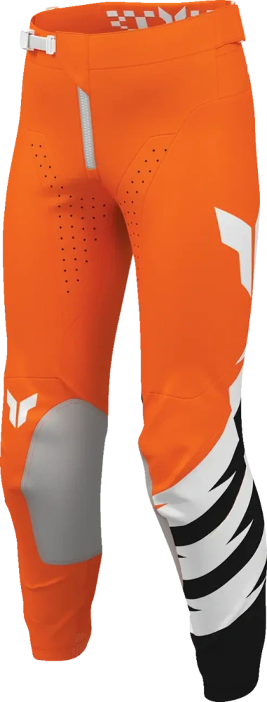 Dětské sportovní motokrosové kalhoty THOR LAUNCHMODE SHOCKIE barva oranžová/černá