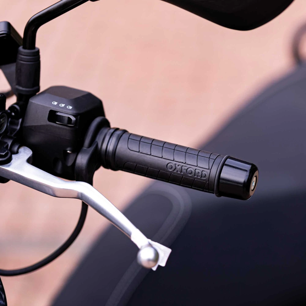 Vyhřívané rukojeti - gripy na motocykl OXFORD HOTGRIPS ADVANCED COURIER EL695 pro řidítka o průměru 22 mm, barva černá-pár