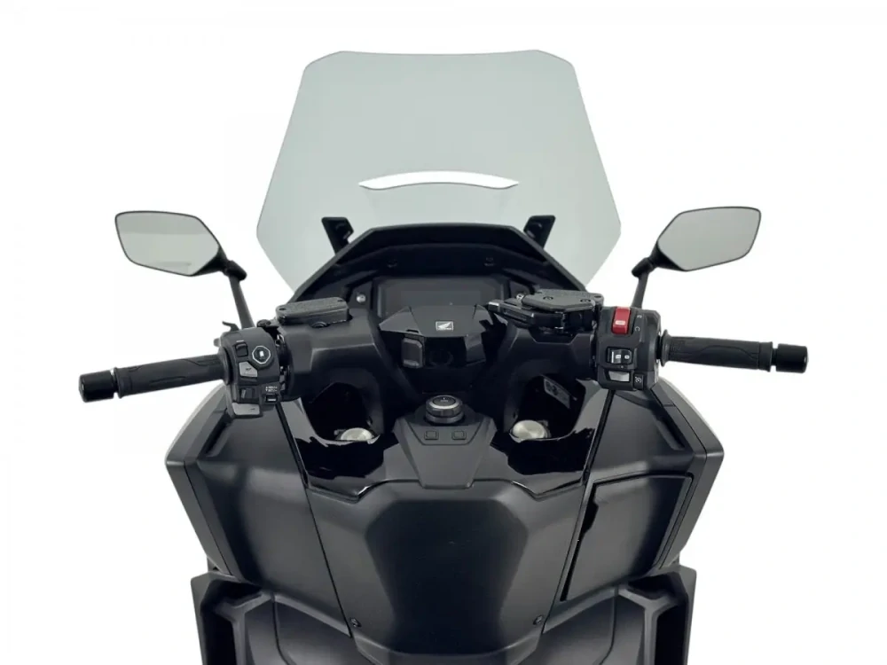 Plexi motocyklu WRS verze INTERMEDIO pro HONDA FORZA 750 rok 2025-2026 barva kouřová, výška 48,5 cm (1,3 cm nižší než originál)