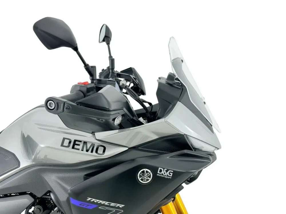 Plexi motocyklu WRS verze SPORT pro YAMAHA RACER 7 / GT rok 2025-2026 barva čirá, výška 39 cm