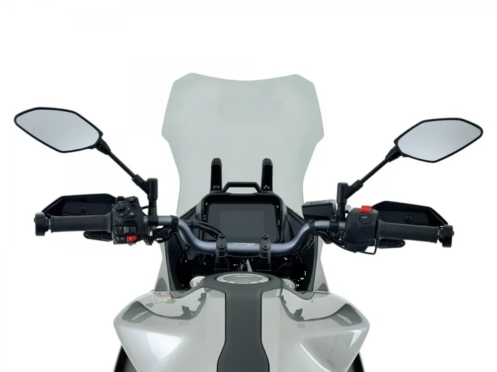 Plexi motocyklu WRS verze TOURING pro YAMAHA RACER 7 / GT rok 2025-2026 barva kouřová, výška 53,5 cm
