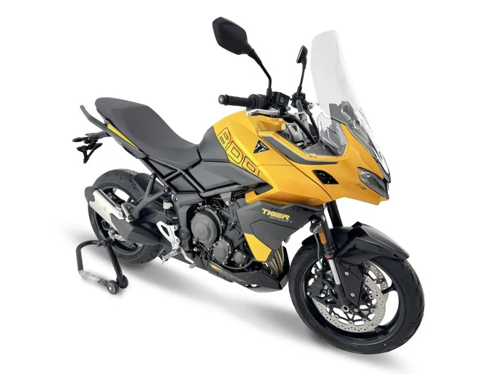 Plexi motocyklu WRS verze TOURING pro TRIUMPH TIGER SPORT 800 rok 2025-2026 barva čirá, výška plexi 59 cm