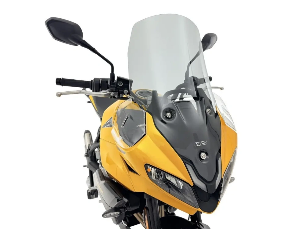 Plexi motocyklu WRS verze TOURING pro TRIUMPH TIGER SPORT 800 rok 2025-2026 barva kouřová, výška plexi 59 cm