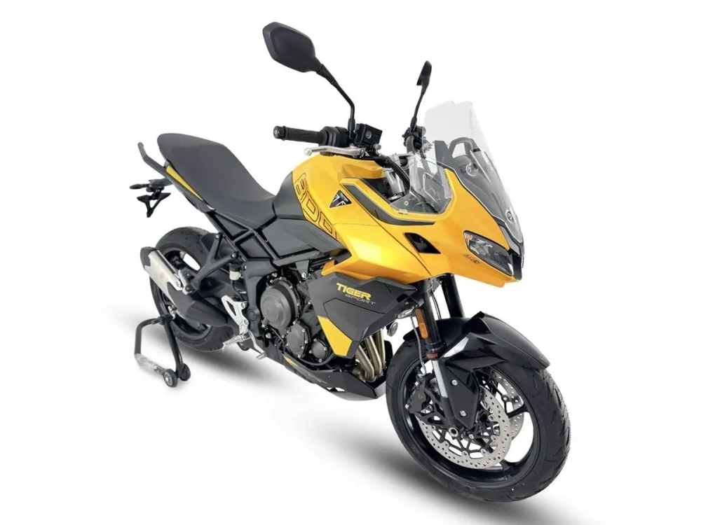 Plexi motocyklu WRS verze SPORT pro TRIUMPH TIGER SPORT 800 rok 2025-2026 barva čirá, výška plexi 41 cm bez deflektorů