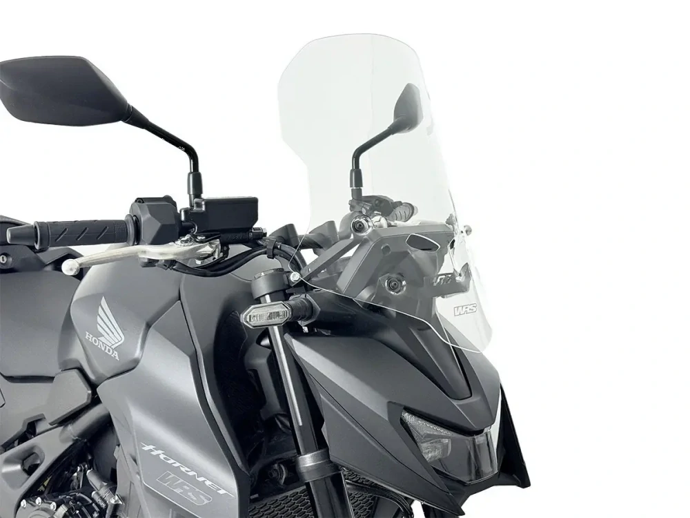 Plexi motocyklu WRS verze TOURING pro HONDA HORNET 750 rok 2025-2026 barva čirá, výška plexi 43 cm, bez montážní sady