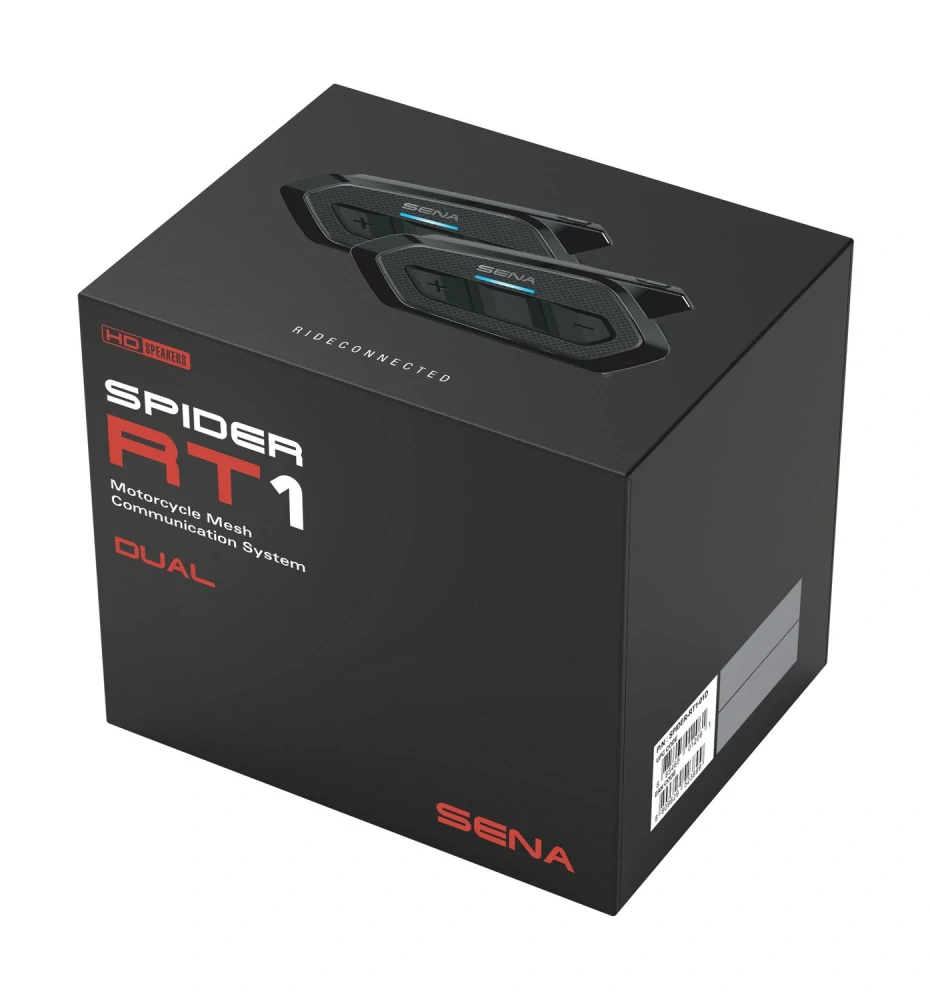 Komunikační zařízení / mesh intercom SENA MESH HEADSET SPIDER RT 1 (dosah 2 km ) balení dvě jednotky