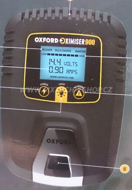 Nabíječka baterií OXFORD OXIMISER 900 EL570 12V, 0,9A, 30Ah
