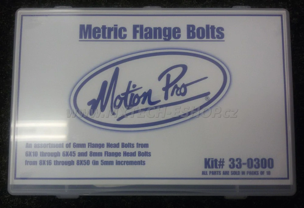 Sada šroubů pro japonské moto MOTION PRO BOLT KIT sada 150 kusů