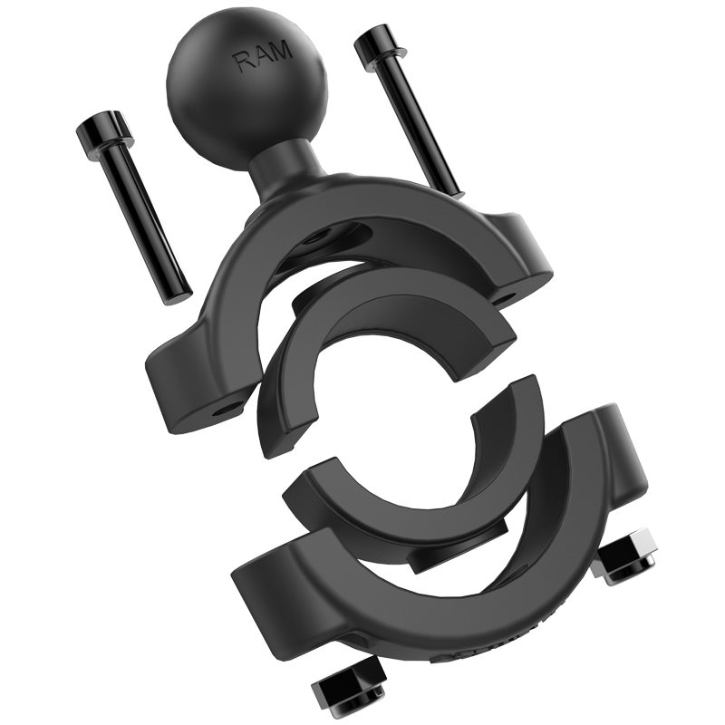a Držák na řidítka RAM MOUNTS RAMB408-112-15U BASE BAR CLMP 1 1/8-1 1/2