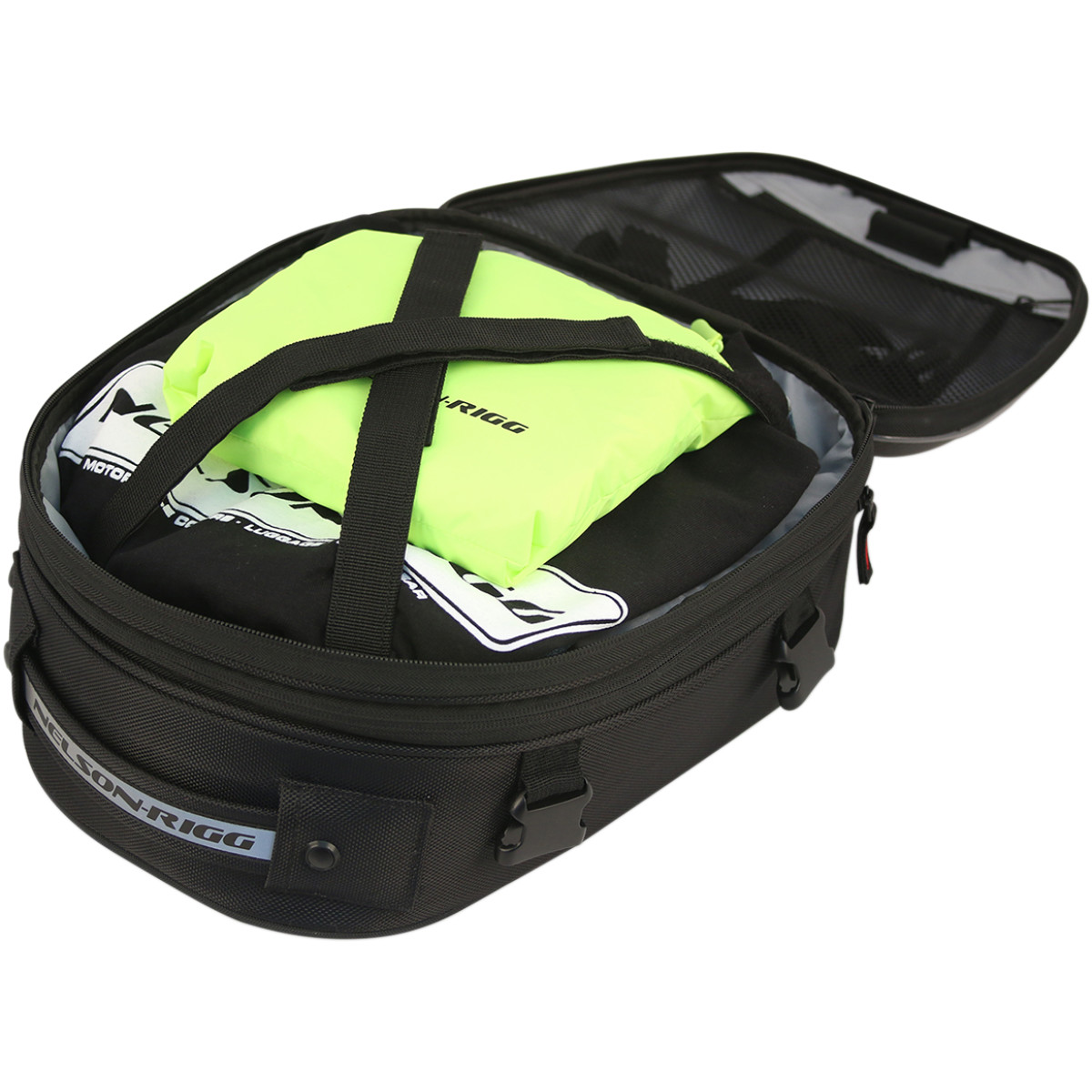 Taška - kufr - tank bag - brašna na zadní sedadlo motocyklu NELSON RIGG TAIL BAG CL 1060 R COMMUTER LITE velikost 11,71 až 15,32 litrů