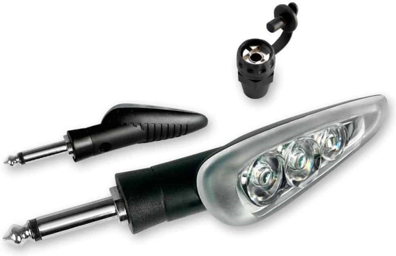 Sada 2 kusů odnímatelných LED blinkrů na motocykl CLICK'n'RIDE 4202, homologované