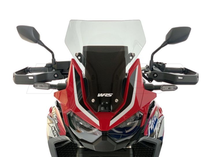 Plexi motocyklu WRS pro HONDA CRF 1100 L ABS Africa Twin 2020 75 KW(102 PS), barva kouřová, výška 40 cm (15-3/4")