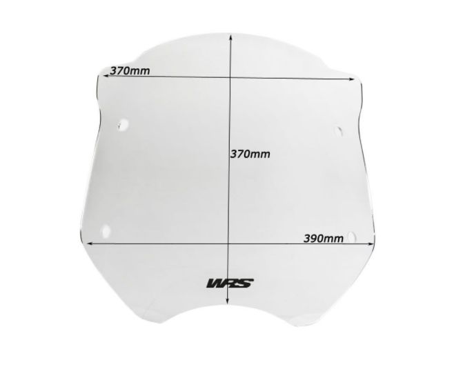 Plexi motocyklu WRS pro BMW R 1200 R 2006-2013 , barva čirá, výška 32 cm (12-1/2")