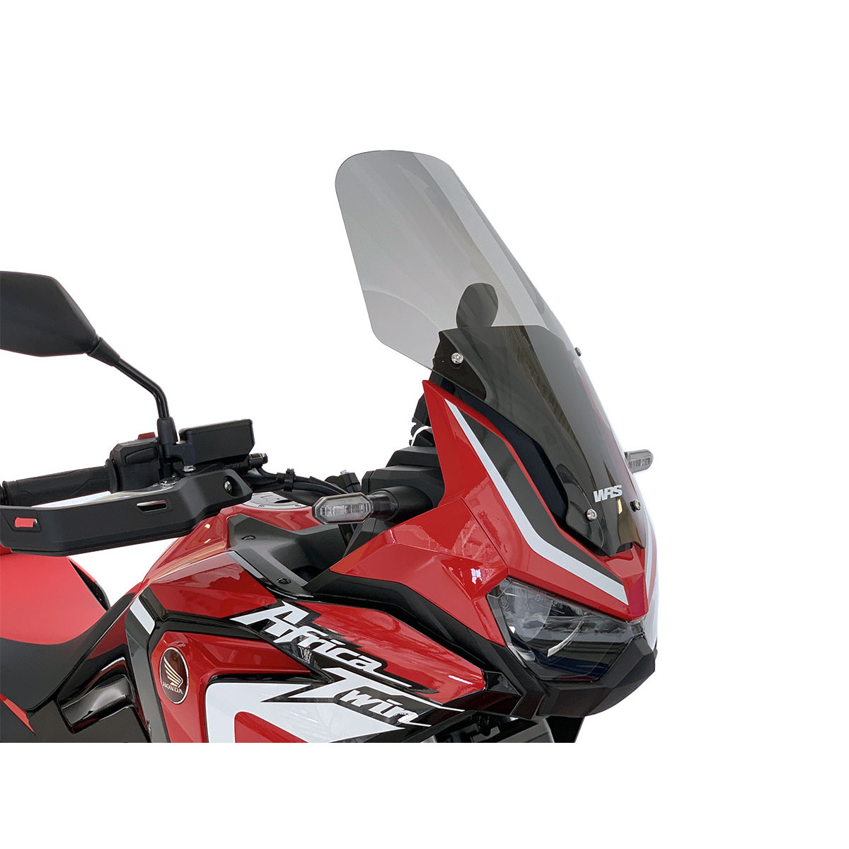 Plexi motocyklu WRS pro HONDA CRF 1100 L ABS Africa Twin 2020, barva kouřová, výška 54 cm (21-1/4")