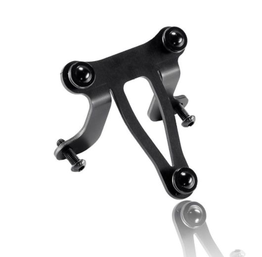 Plexi motocyklu WRS pro DUCATI STREETFIGHTER V4/S rok 2020-2021, barva matná černá, výška 28 cm, verze sport plus