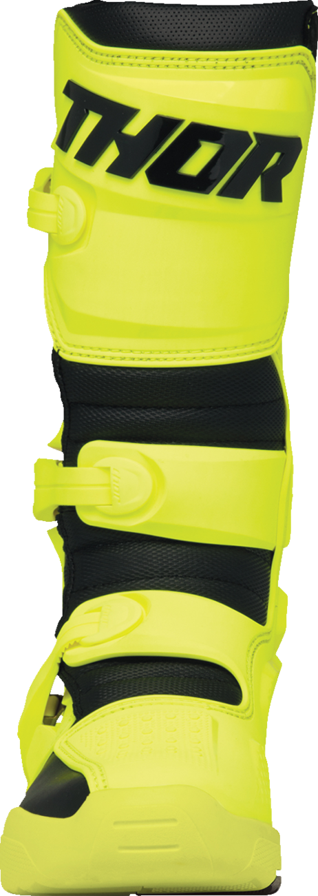 Motokrosové boty / MX boty, boty na motocross THOR BLITZ XR MX BOOTS barva acid/černá - pár