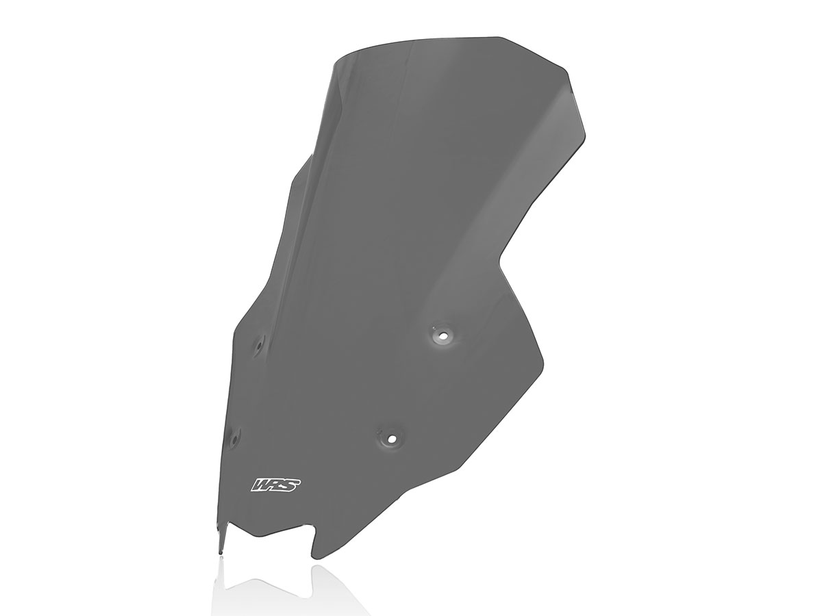 Plexi motocyklu WRS verze CAPONORD pro motocykly KAWASAKI Ninja 1000 SX ABS rok 2017 až 2023, výška plexi 47 cm, barva tmavě kouřová