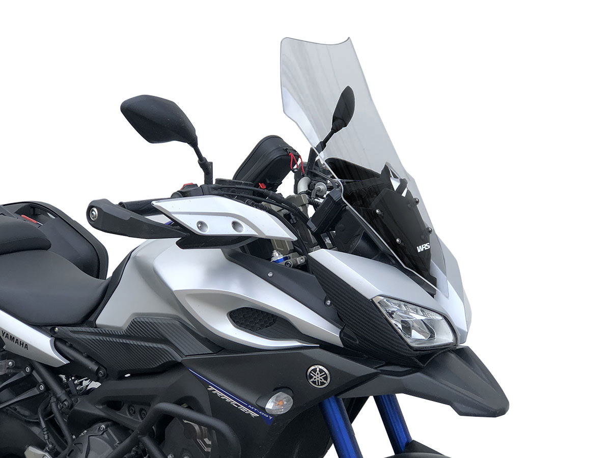 Plexi motocyklu WRS verze touring pro YAMAHA MT-09 ABS rok 2015-2017, barva plexi kouřová, výška 58 cm 