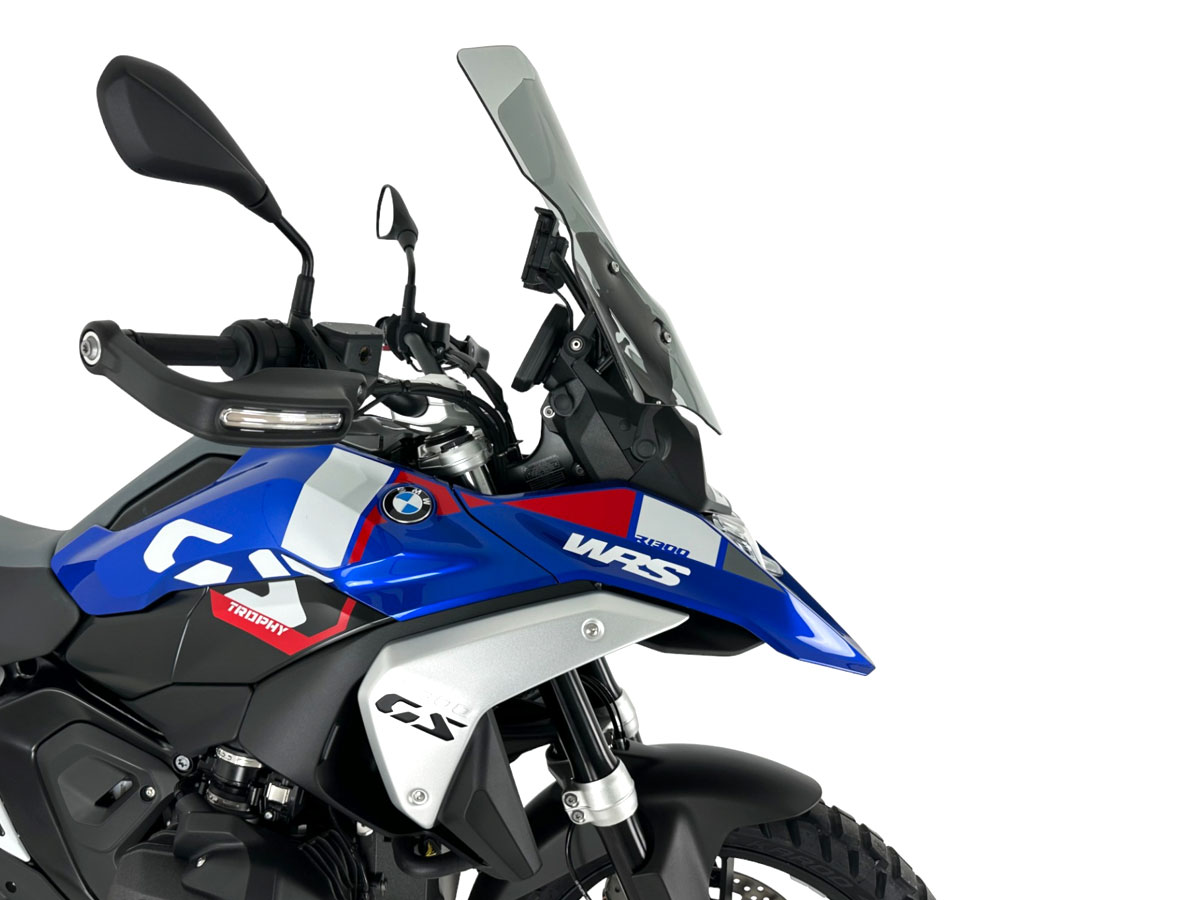 Plexi motocyklu WRS CAPONORD PLUS pro BMW R 1300 GS ABS rok 2023-2024 barva kouřová