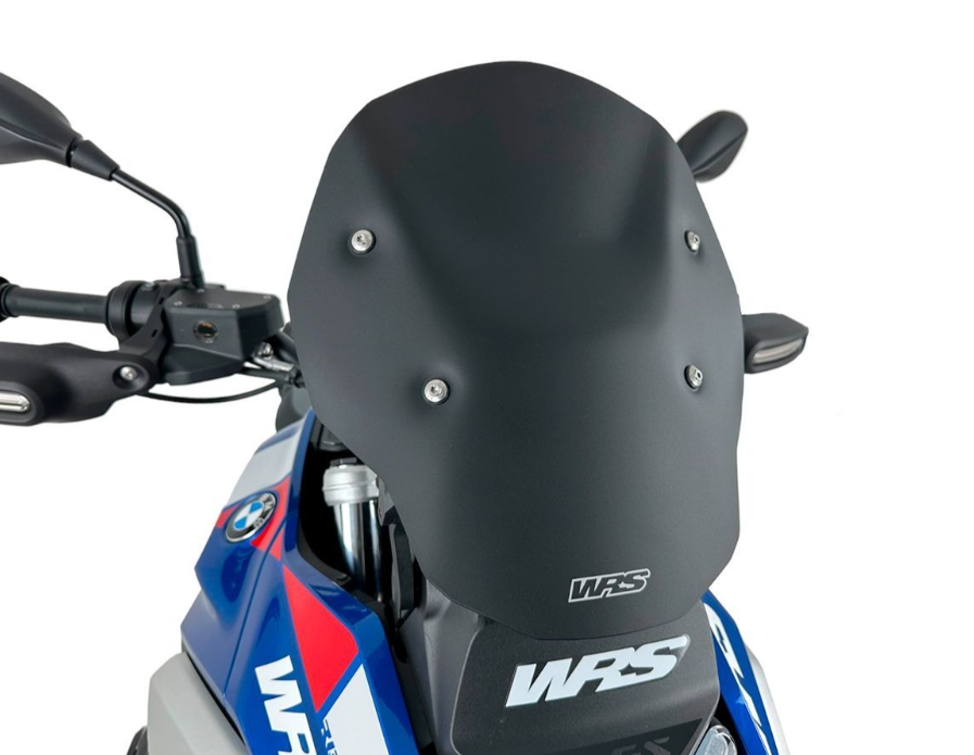 Plexi motocyklu WRS ENDURO pro BMW R 1300 GS ABS rok 2023-2024 barva tmavě černá